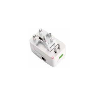 Adaptador Enchufes Universal Multinorma Color Blanco - Ps