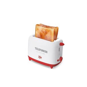 Tostador Telefunken Easytoast 2000 Tostador De Pan 2 Rebanadas Con Timmer 720w Color Blancoc