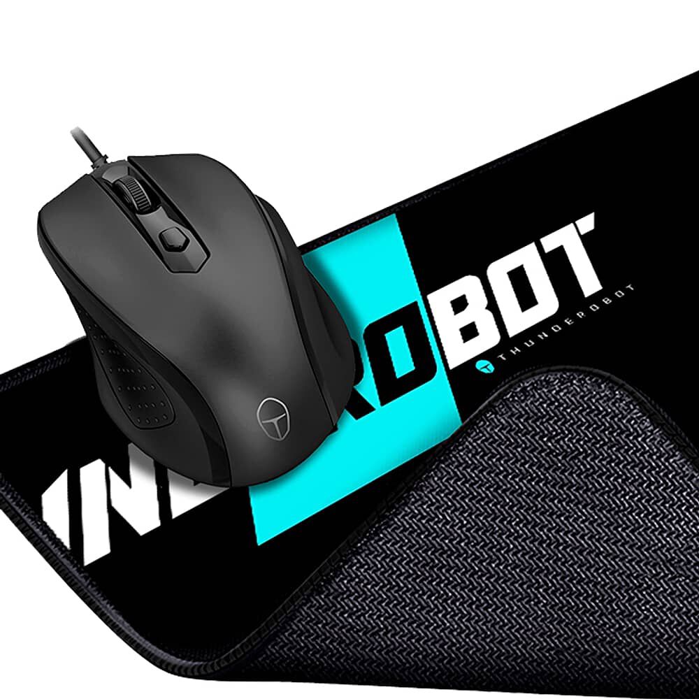 Mouse Thunderobot Gamer/ Alambrico + Mousepad/ Negro/ M50t image number 2.0