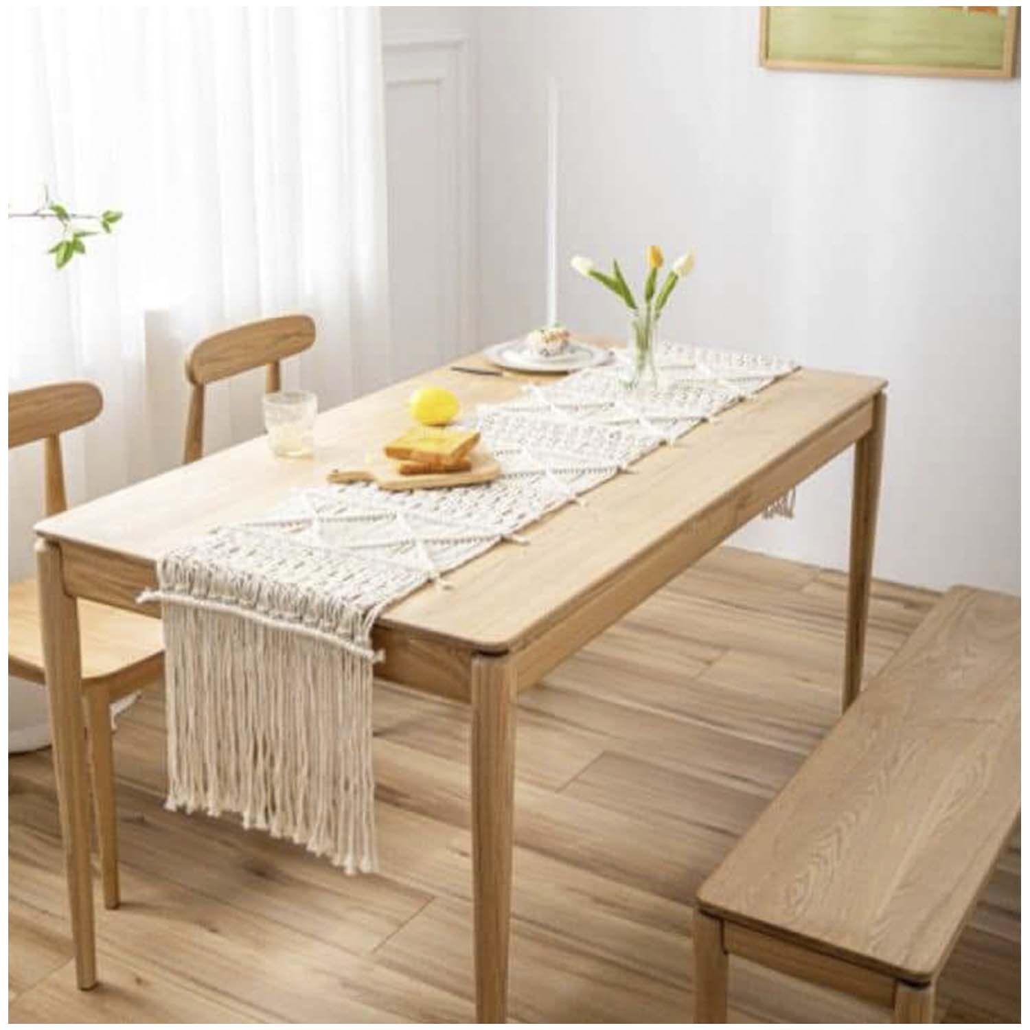 Camino De Mesa Macrame 35*220 Cm Mod08 image number 0.0