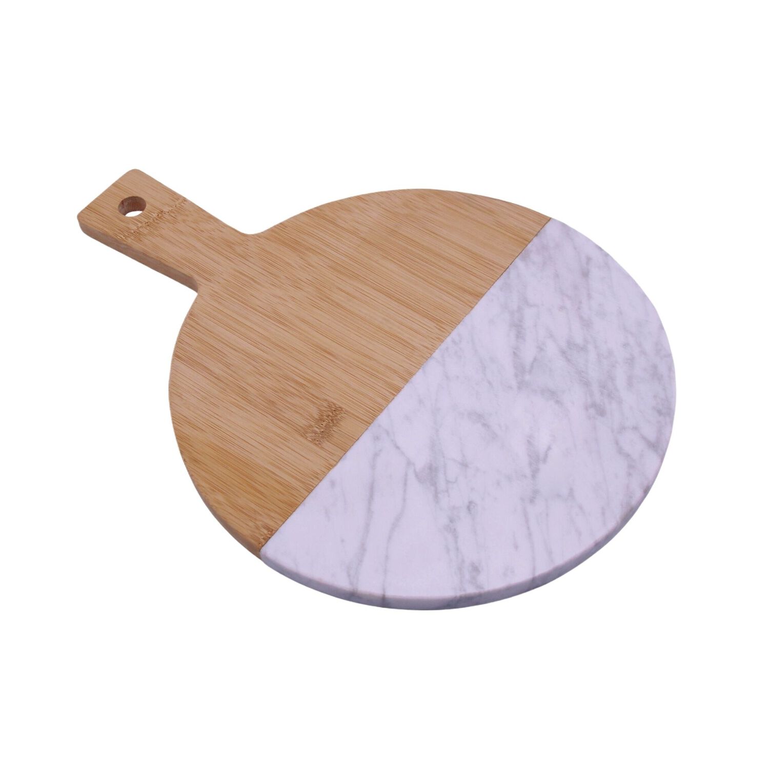 Tabla De Marmol Y Bamboo Para Servir 33x24 Cm image number 0.0