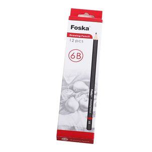 L&aacute;piz Grafito 6b De Dibujo 12 Und Qb043(6b) Foska