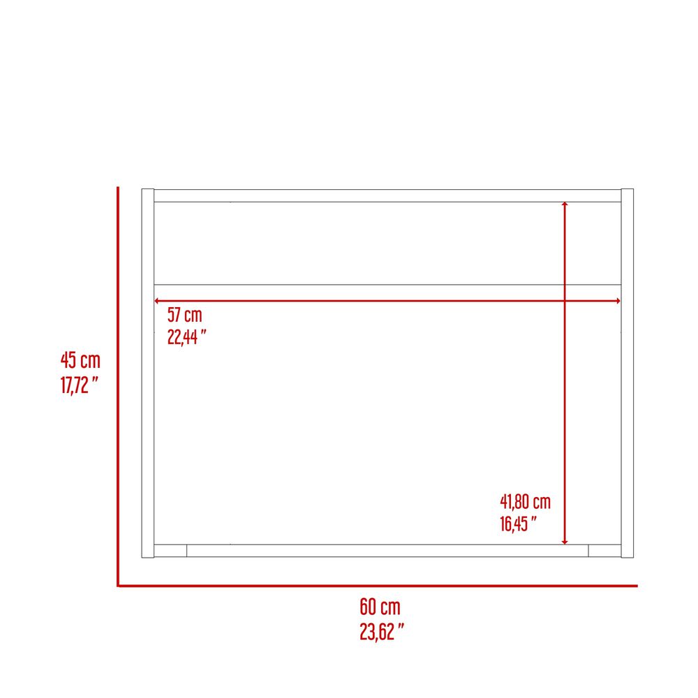 Mueble Para Microondas 60x45x40 Cm Blanco image number 6.0
