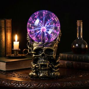 L&aacute;mpara Plasma Led Skull Calavera Craneo