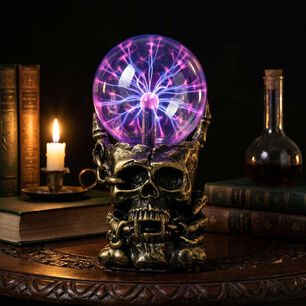 L&aacute;mpara Plasma Led Skull Calavera Craneo
