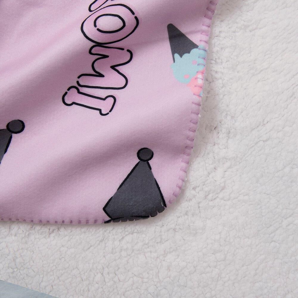 Manta Polar Sherpa 127x152 Cms Kuromi image number 1.0