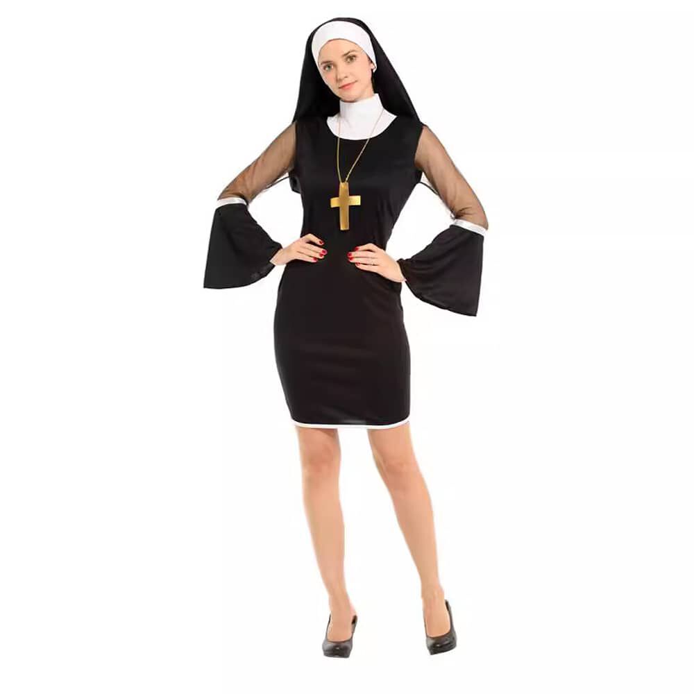 Disfraz Cosplay Monja Sexy image number 0.0