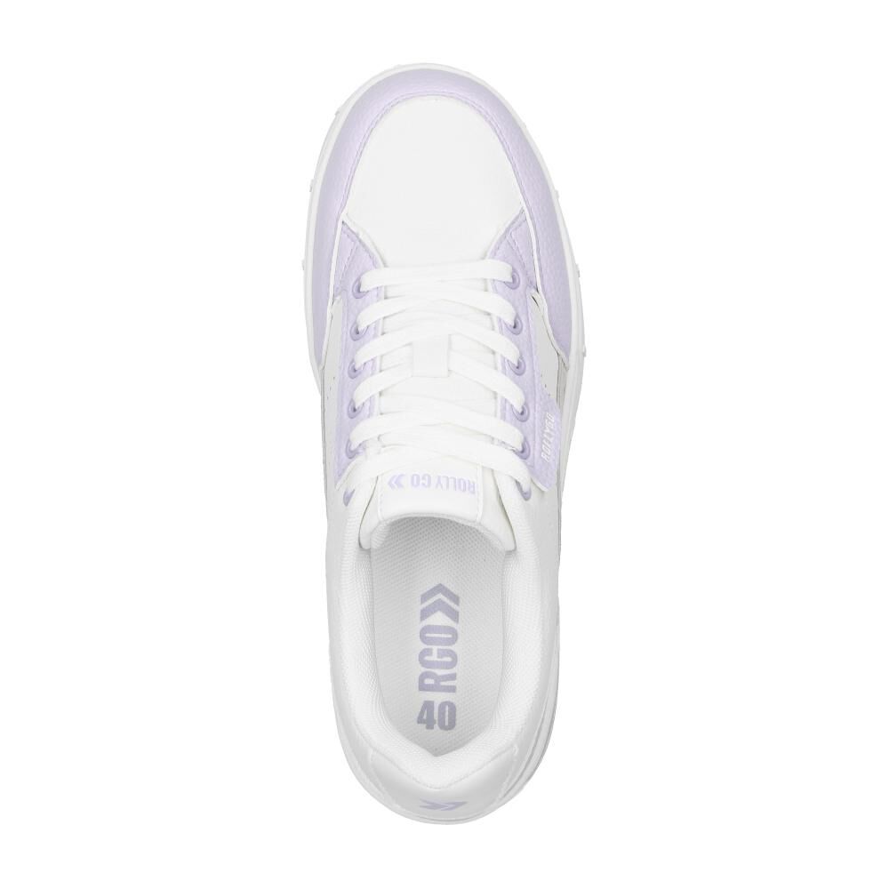 Zapatilla Urbana Mujer Rolly Go White image number 4.0