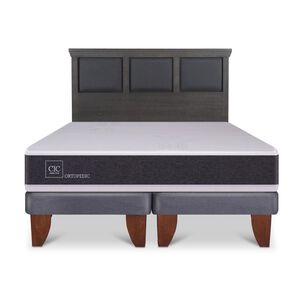 Cama Europea Cic Ortopedic / King / Base Dividida + Respaldo