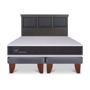 Cama Europea Cic Ortopedic / King / Base Dividida + Respaldo