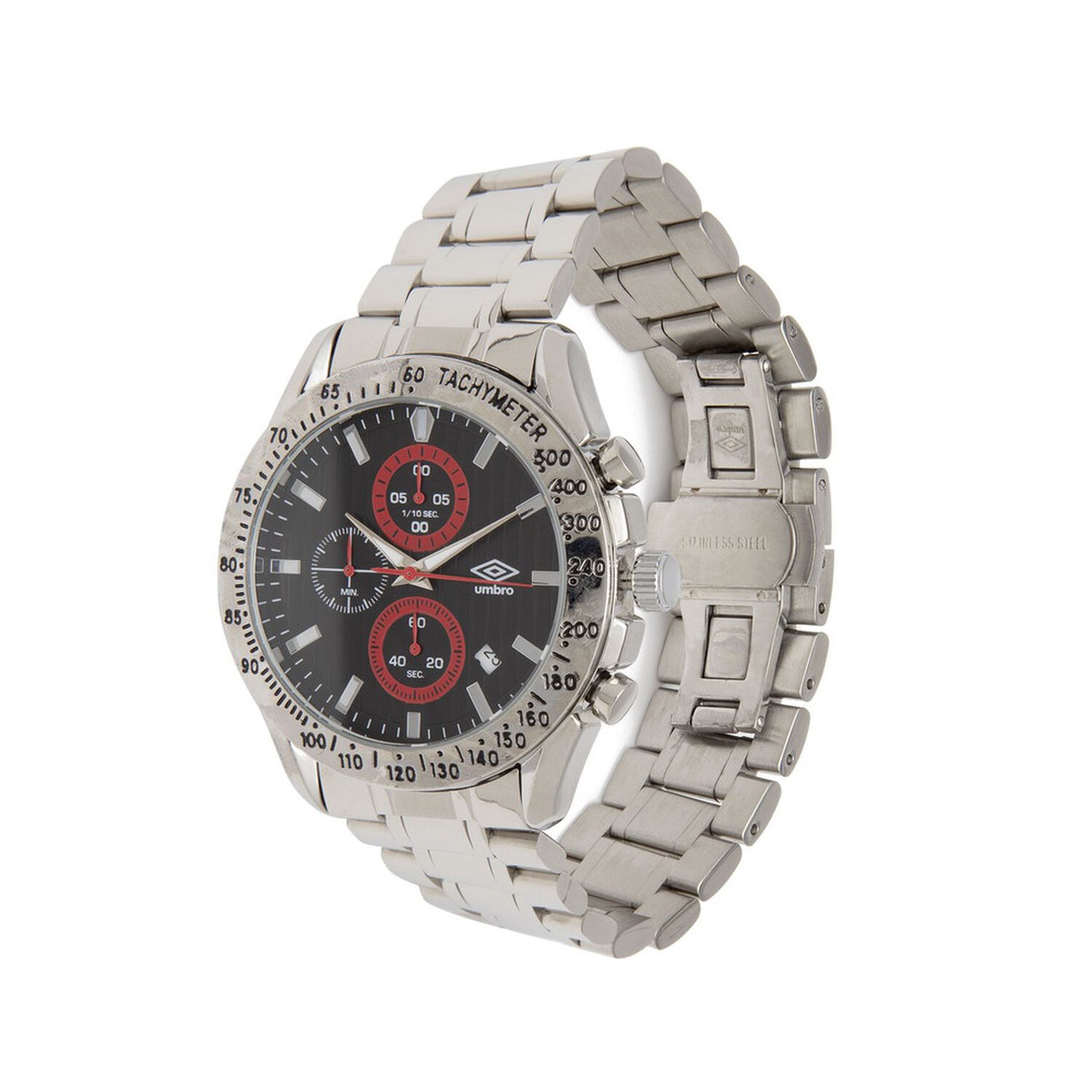 Reloj Umbro Plus Umbp-4700-1 Plateado Hombre image number 2.0