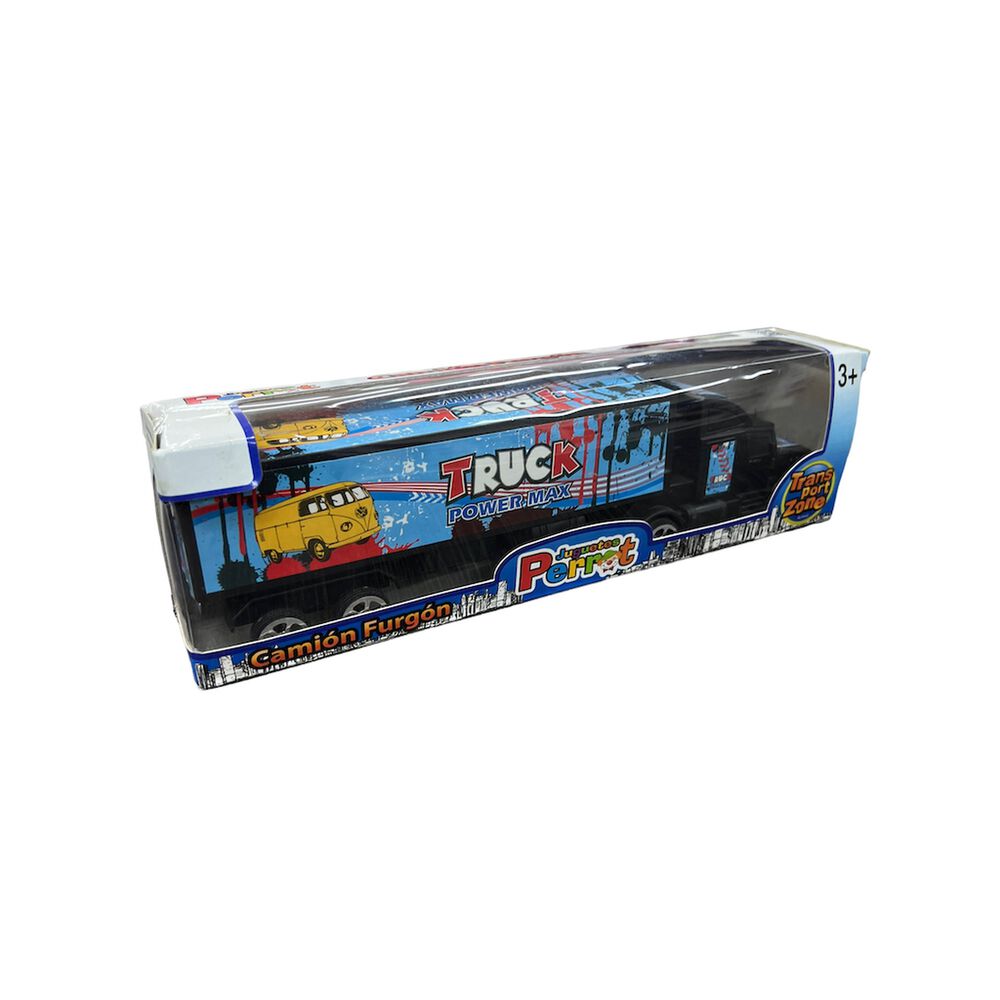 Juguete Camion Trailer Furgon Friccion image number 3.0