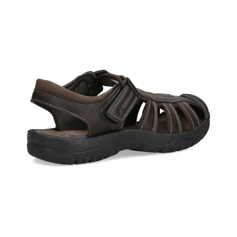 Sandalia Hombre Bruno Bertini Brown image number 3.0