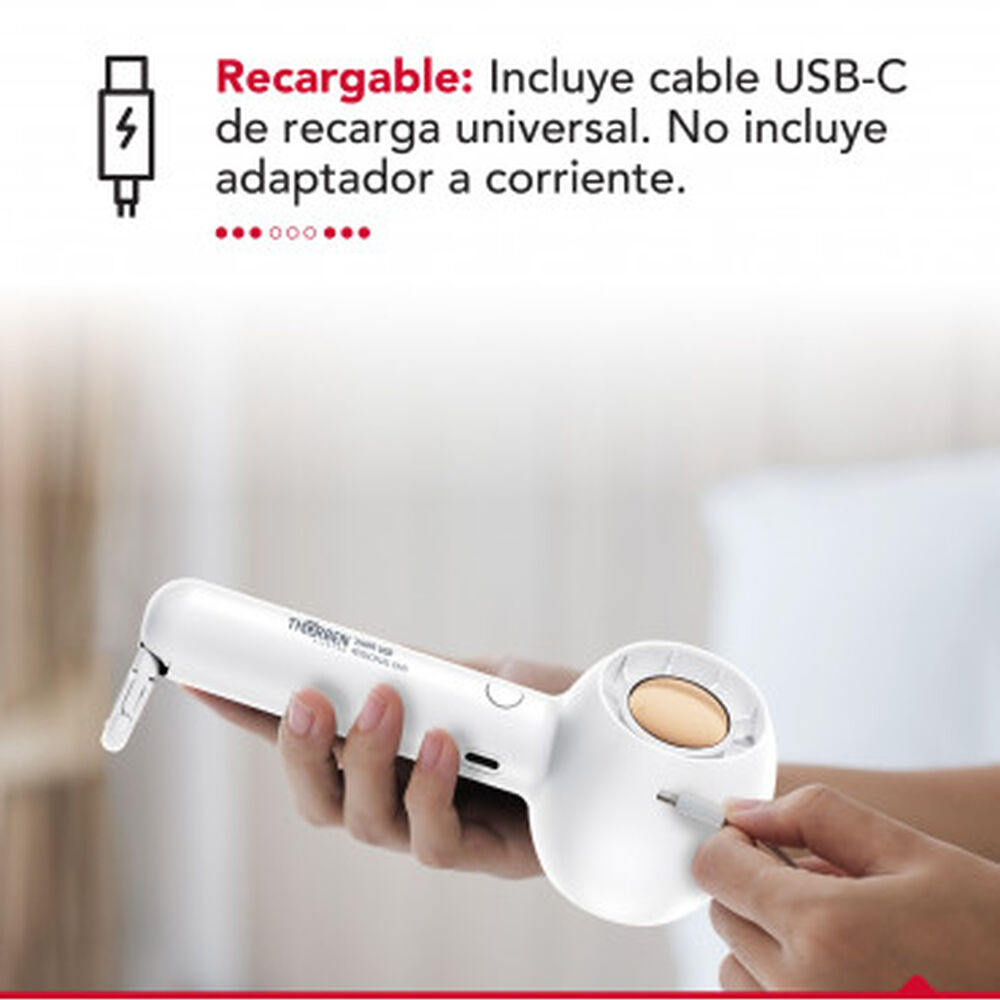 Ventilador Portatil Inalambrico Usb Blanco Thor Usb Personal Fan White image number 2.0