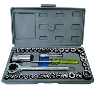 Juego Autocle 40 Pzas Color Gris