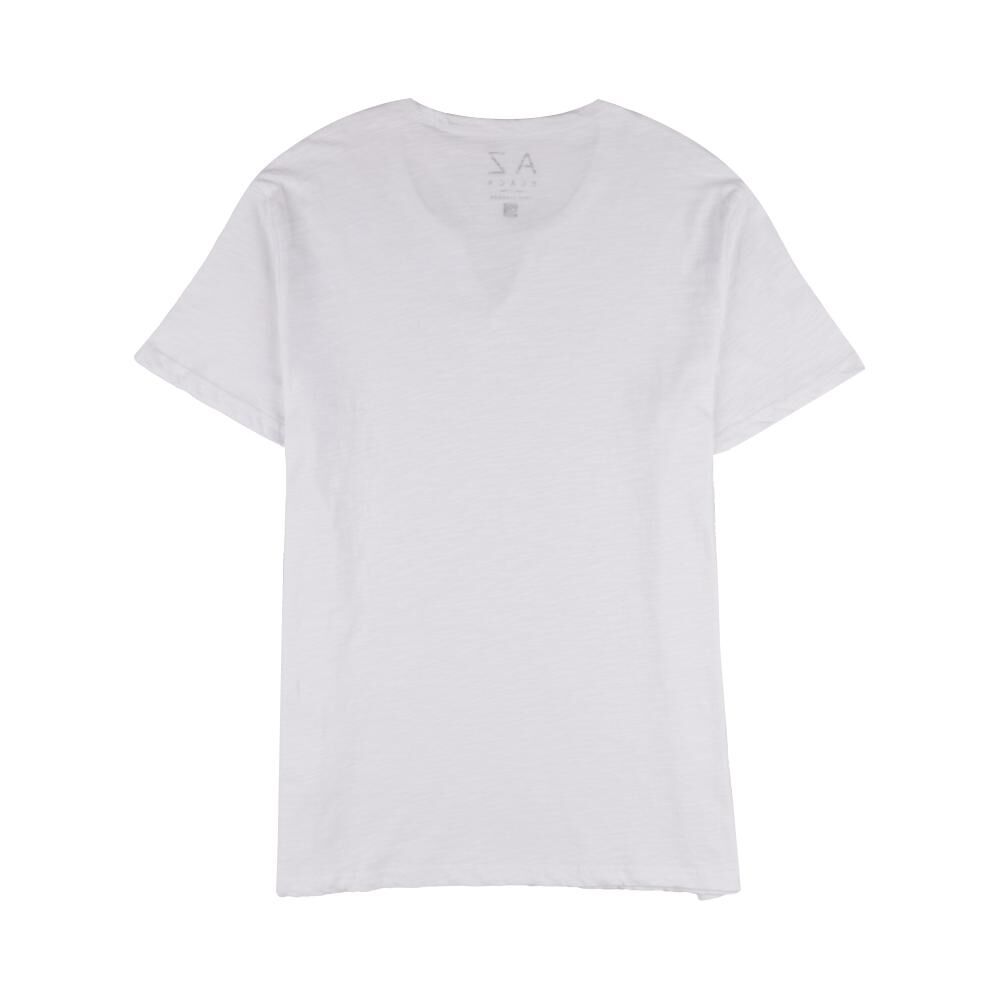 Polera Manga Corta Slim Cuello Redondo Hombre Az Black image number 1.0