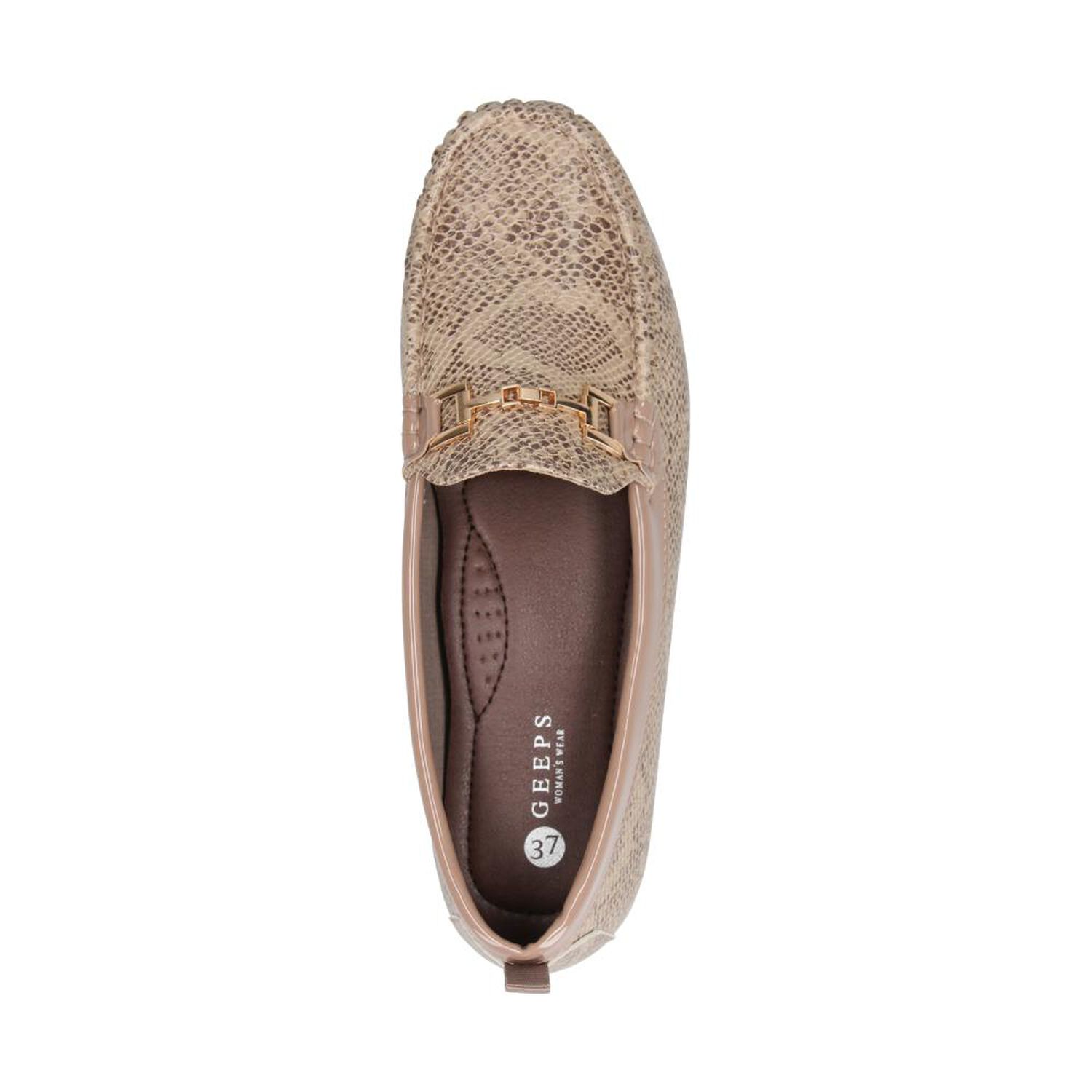 Mocas&iacute;n Mujer Geeps Taupe image number 4.0