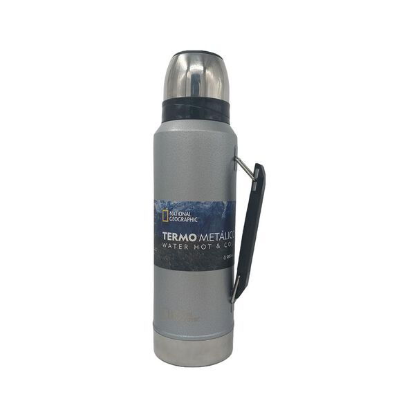 Termo Met&aacute;lico National Geographic 1200ml Gris