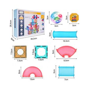 Bloques Magneticos Con Toboganes 83 Piezas