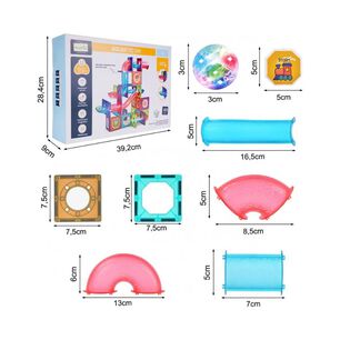 Bloques Magneticos Con Toboganes 83 Piezas