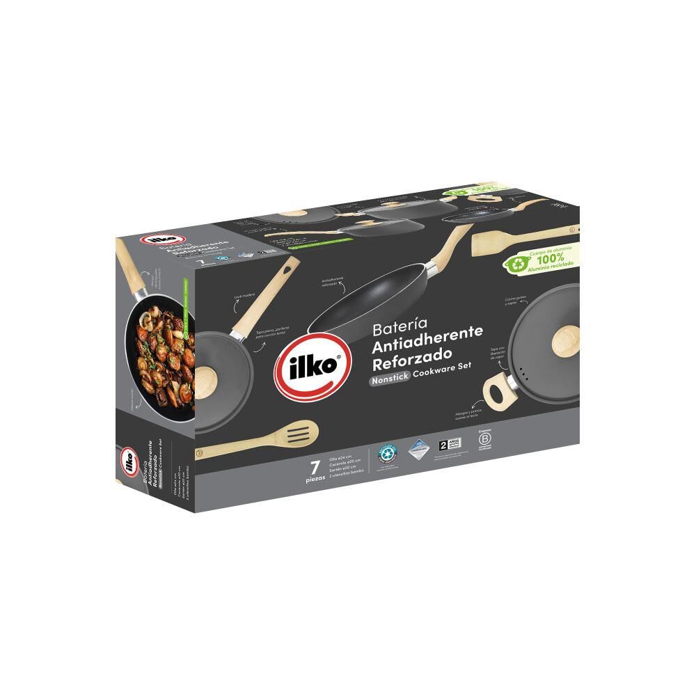 Bater&iacute;a De Cocina Ilko Black / 7 Piezas image number 6.0