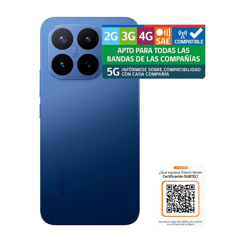Smartphone Xiaomi 17T Pro / 5G / 512 GB / Azul / Liberado + Parlante Sound Outdoor image number 8.0