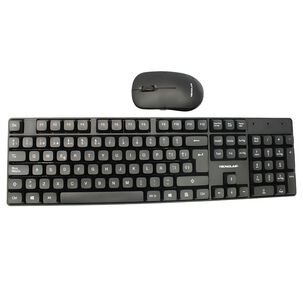 Kit Teclado + Mouse Inal&aacute;mbrico 2.4g Ergon&oacute;mico - Ps