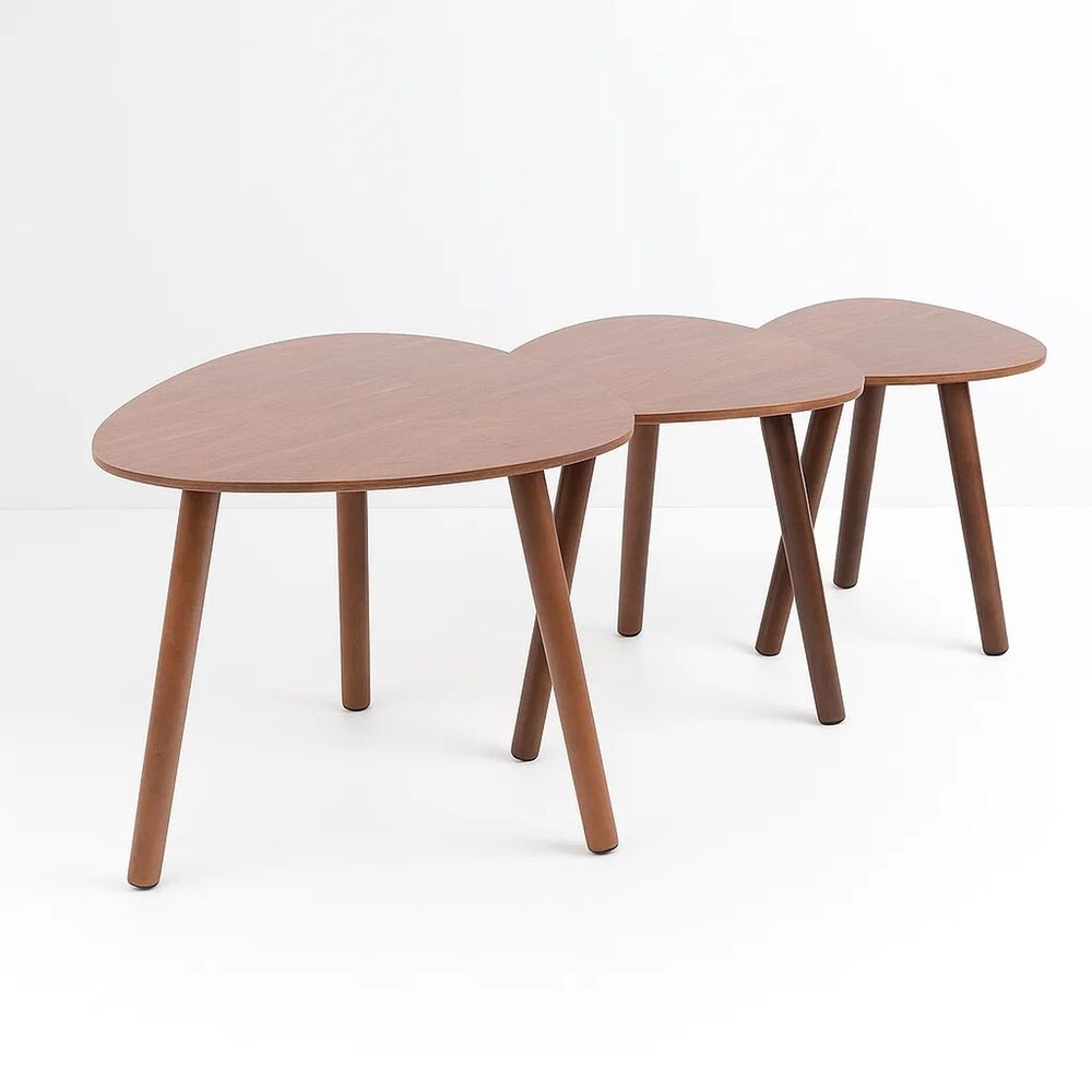 Pack De 3 Mesas De Centro O Laterales Madera image number 7.0