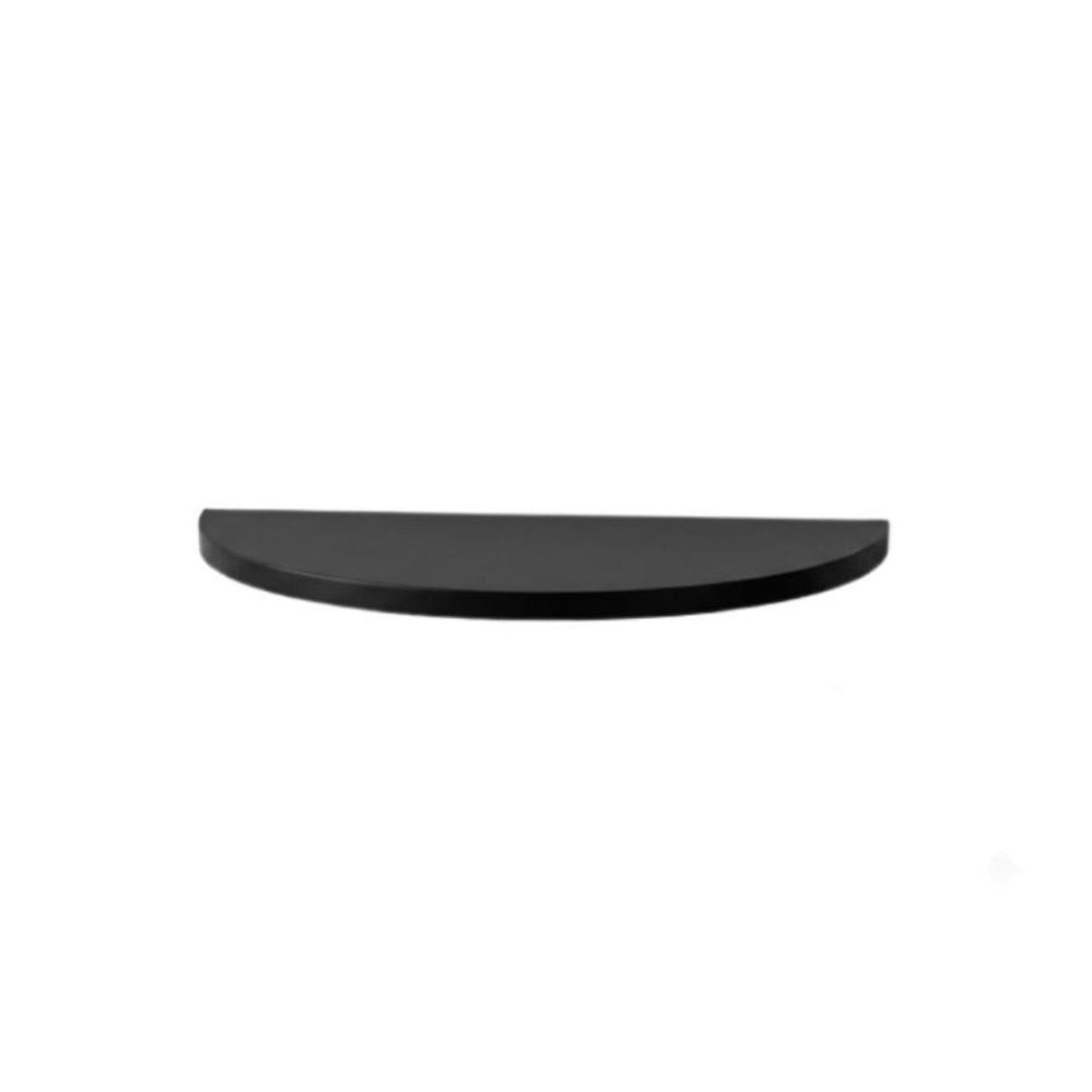 Repisa Flotante Semicircular Moderna Madera Negra 40cm image number 0.0