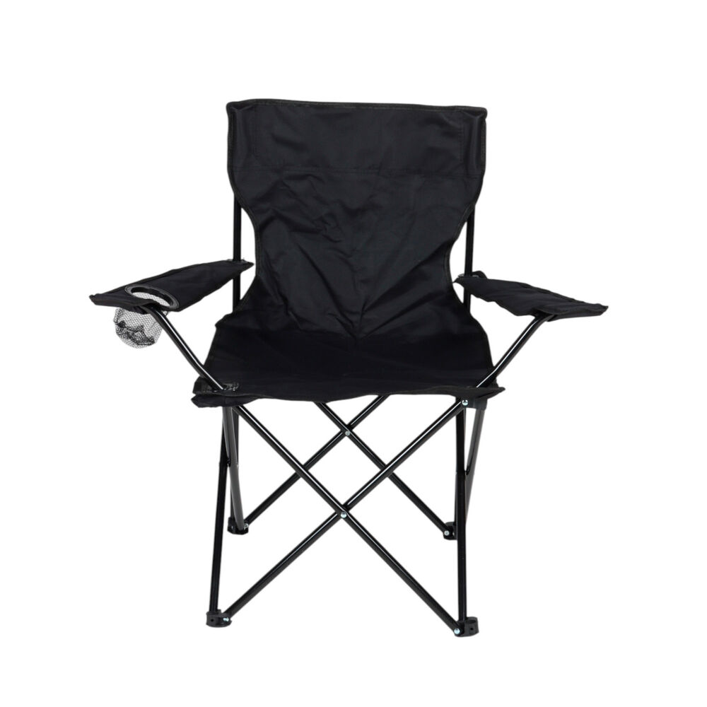 Silla Plegable Camping Villarrica Negro image number 2.0