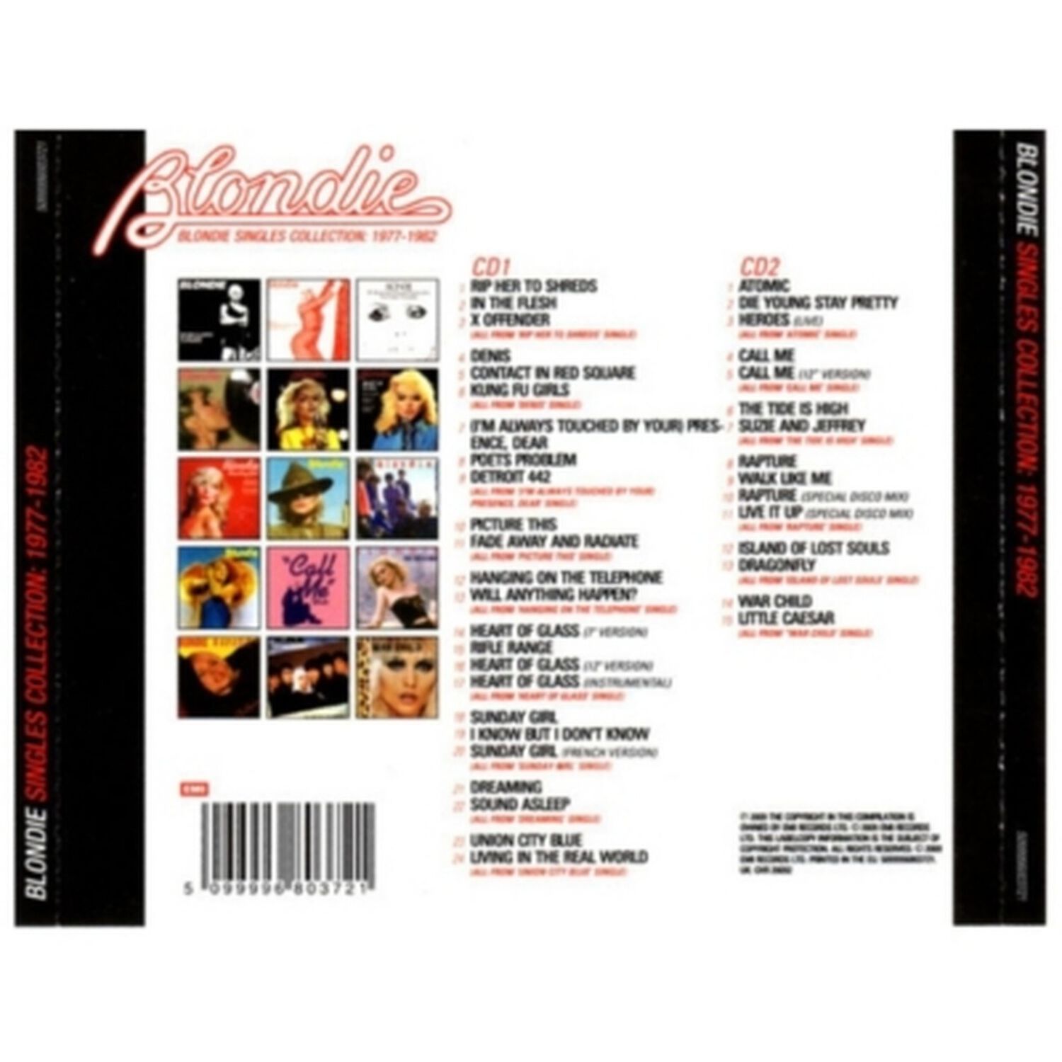 Blondie - Blondie - Singles 7782 (2cd) | Cd image number 1.0