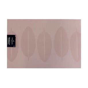 Individual De Mesa Nautica Home 45x30cm Reversible Hojas Rosa