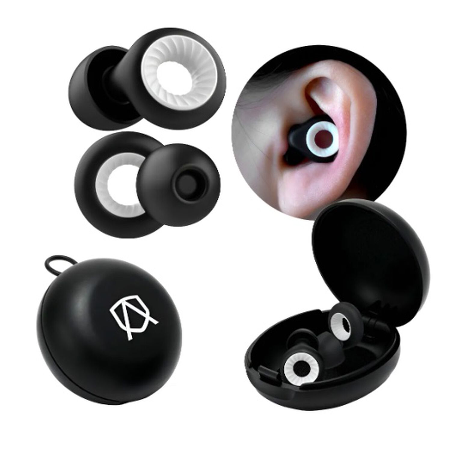 Protectores Auditivos 30db Negros image number 0.0