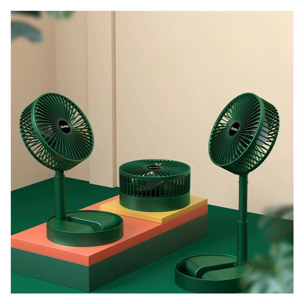 Mini Ventilador De Escritorio Usb Con 3 Velocidades 270 Grados image number 1.0