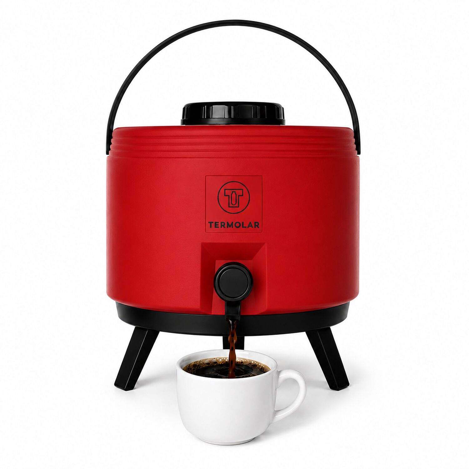 Maxi Termo 6 Litros Termolar Rojo Para Agua Caliente Y Fria image number 4.0