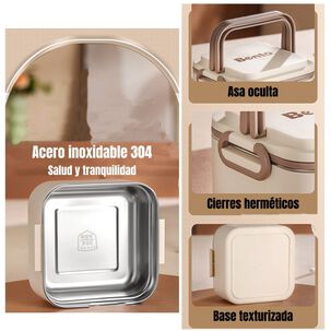 Lonchera Fiambrera Calentadora Y Bolso T&eacute;rmico Lubabycas