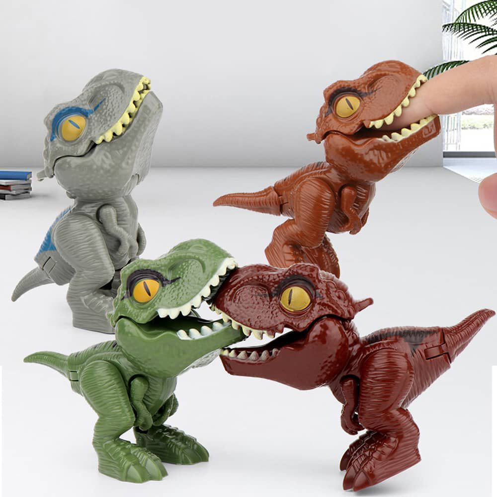 Juguete Set 4 Dinosaurios Interactivos Mini T Rex Para Ni&ntilde;os image number 7.0