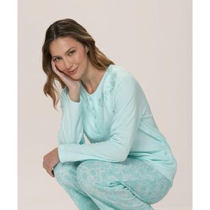 Pijama Micropolar Estampado Lady Genny