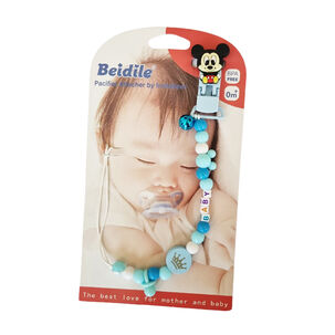 Sujeta Chupete Clip Cadena Afirma Porta Chupete Disney