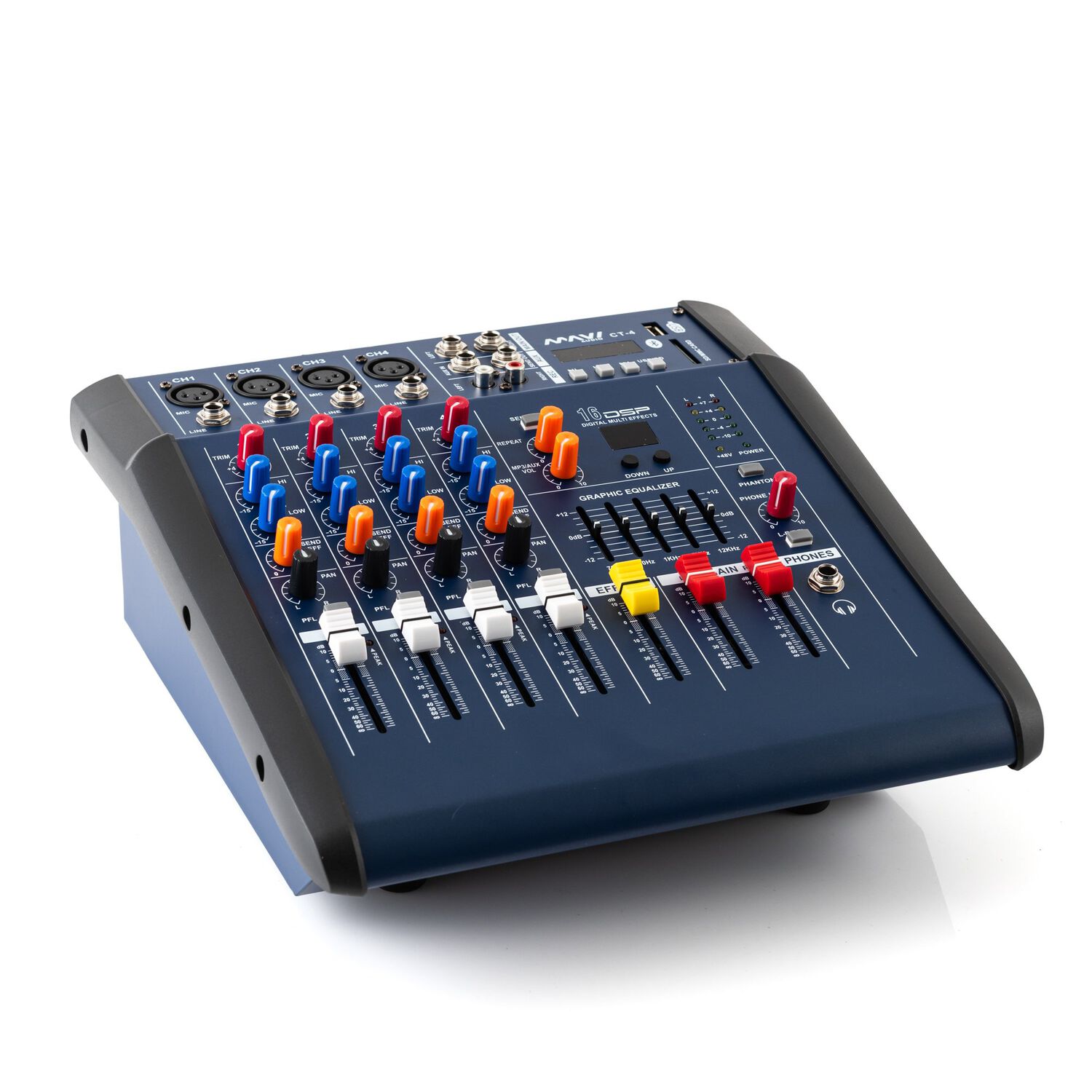Consola Power Mixer Ct-4 Ch Mavi image number 1.0