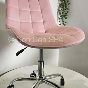 Silla Capitonne Top De Escritorio Rosa