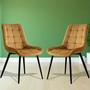 Pack 4 Sillas De Comedor Cucuta Caf&eacute;