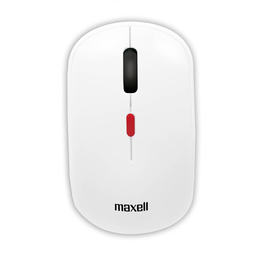 Mouse Inal&aacute;mbrico Maxell 1200 Dpi Mowl-100 Blanco image number 0.0