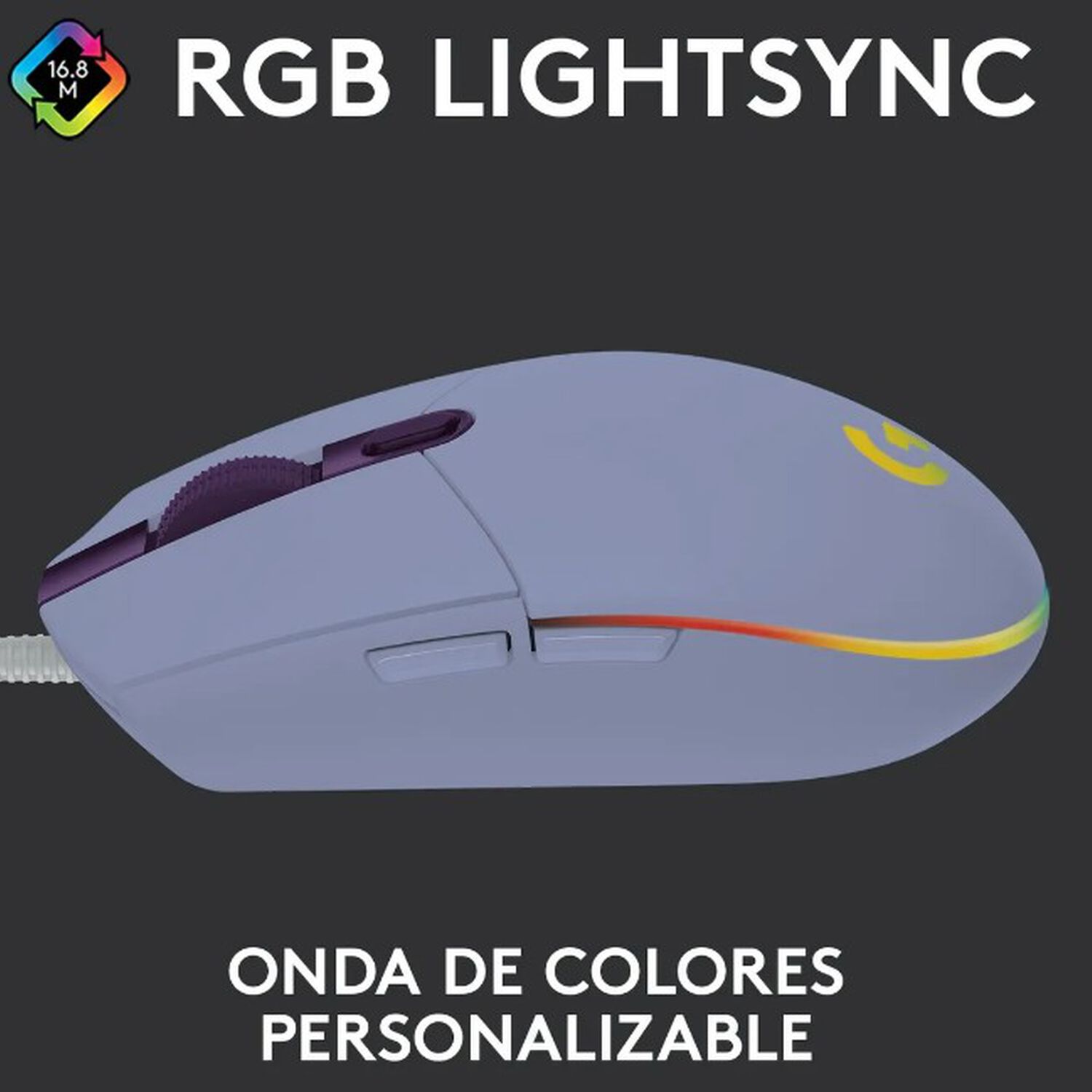 Mouse Gamer Lila image number 1.0