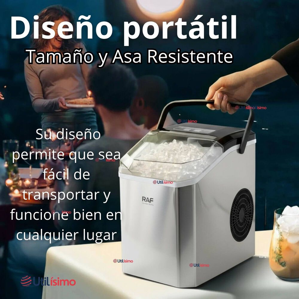 M&aacute;quina De Hielo Port&aacute;til Potente Hogar Premium image number 3.0