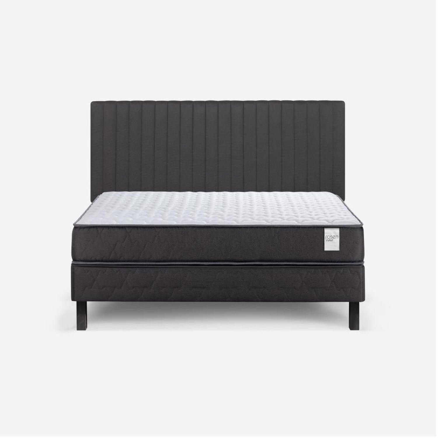 Cama Europea Rosen Wave / 2 Plazas / Base Normal + Respaldo image number 0.0