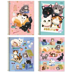 Cuaderno Universitario Purrfect Cat 100hj Tilibra