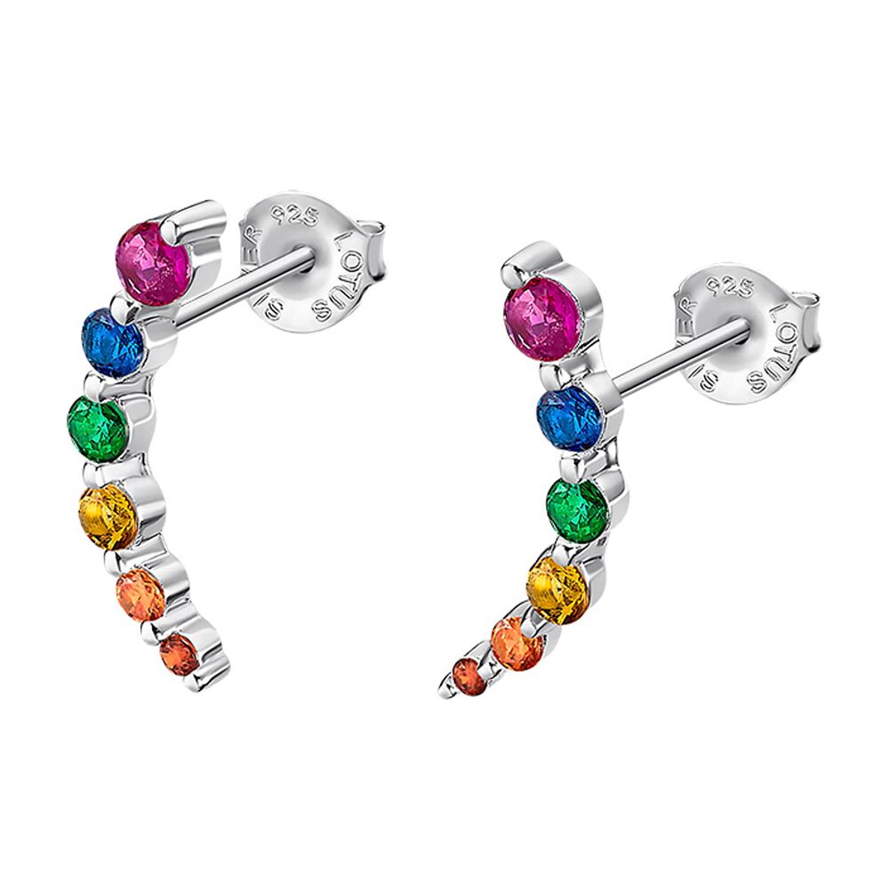 Ear Cuff Lp3389-4/3 Lotus Silver Mujer Ear Party image number 0.0