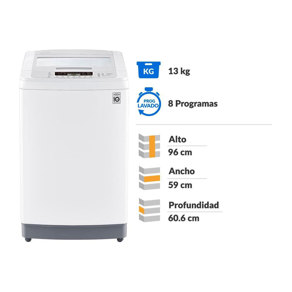 Lavadora LG WT13WPBM / 13 Kg image number 1.0