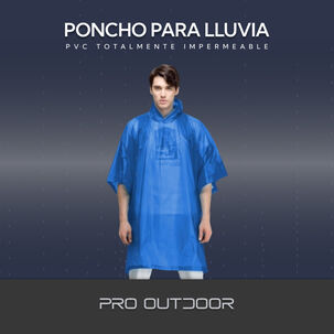 Poncho Para Lluvia Impermeable Pro Outdoor